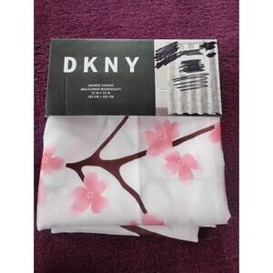 DKNY Wallflower Cherry Tree Shower Curtain New